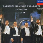 Luciano Pavarotti (tenor), Placido Domingo (tenor), Jose Carreras (tenor) - THE THREE TENORS IN CONCERT [Limited Release] (Japan Import) 